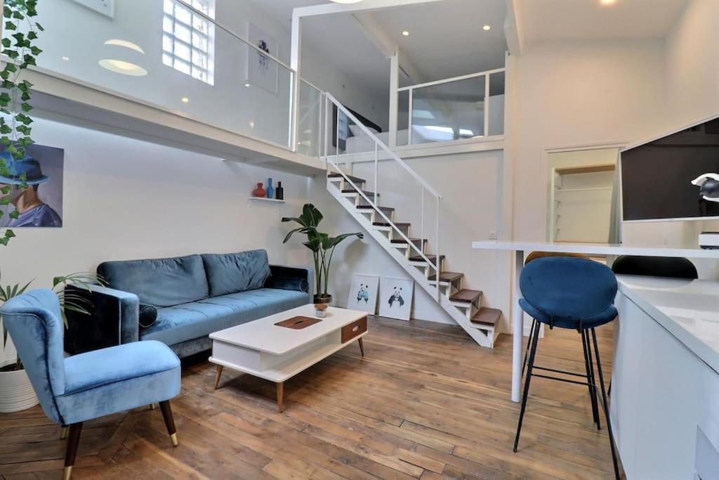 Unique Loft Apartment Located 15 Minutes From The Champs Elysees Saint-Ouen  Exteriér fotografie