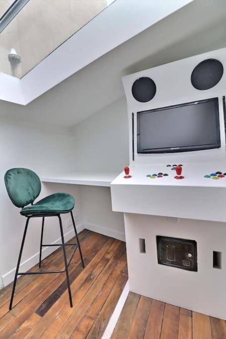 Unique Loft Apartment Located 15 Minutes From The Champs Elysees Saint-Ouen  Exteriér fotografie