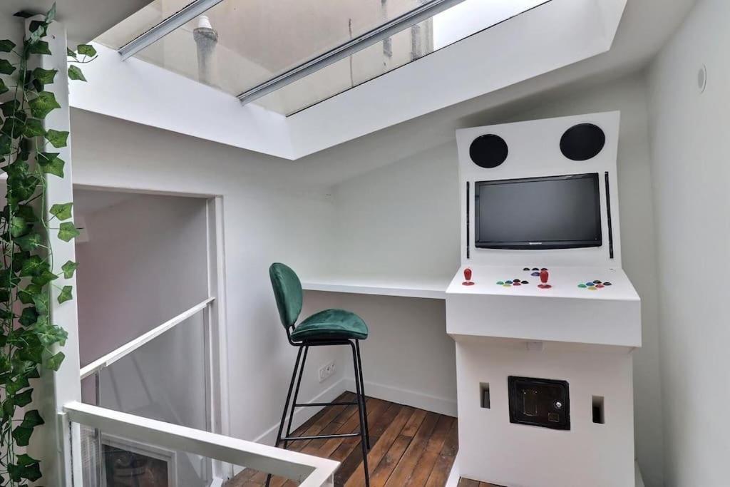 Unique Loft Apartment Located 15 Minutes From The Champs Elysees Saint-Ouen  Exteriér fotografie